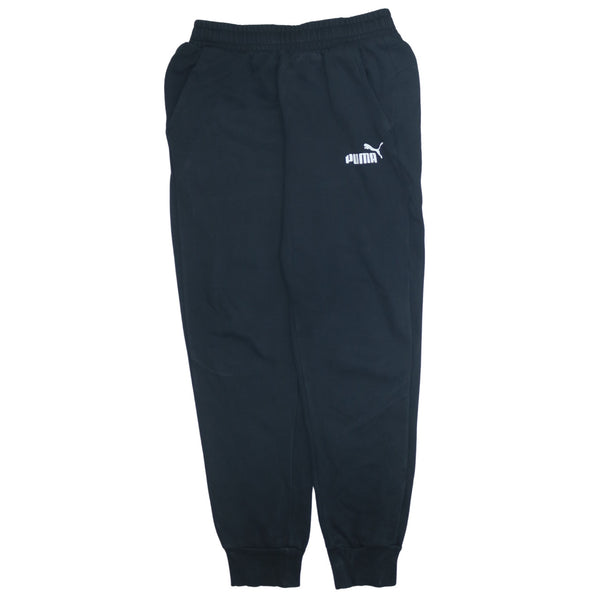 Puma Vintage 90's Black Joggers Sweatpants Men's Small Cotton Casual