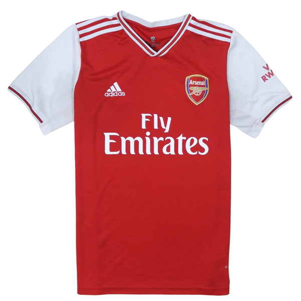 Adidas 90's Fly Emirates V Neck T Shirt Medium Red