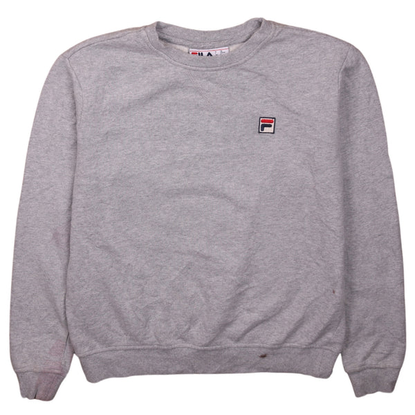Fila 90's Heavyweight Crew Neck Sweatshirt Small Grey