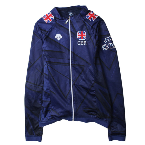 Vintage 90's Active Heavyweight Navy Blue Full Zip Sweatshirt XS