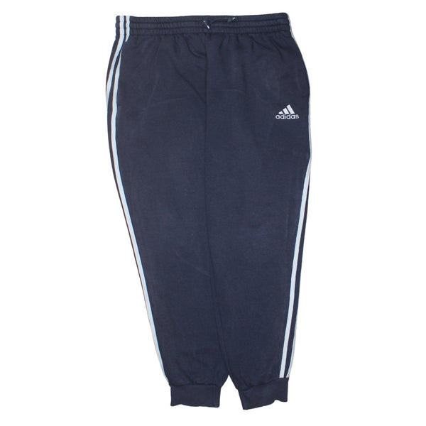 Adidas 90's 3 Stripes Casual Joggers / Sweatpants XLarge Navy Blue