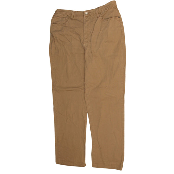 Lee Men's 90s Vintage Baggy Straight Leg Trousers Pants 36 Tan