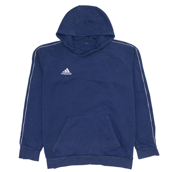 Adidas Vintage Navy Blue 90's Pullover Hoodie Men's Large