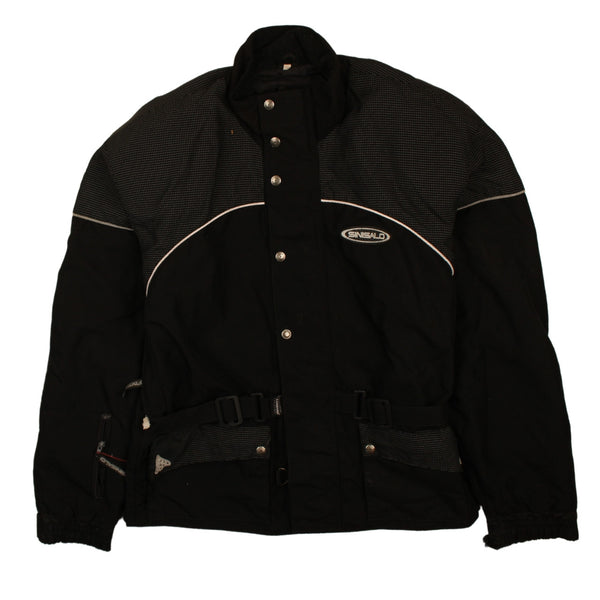 Vintage 90's Active Black Men's XL Button Up Lightweight Windbreaker