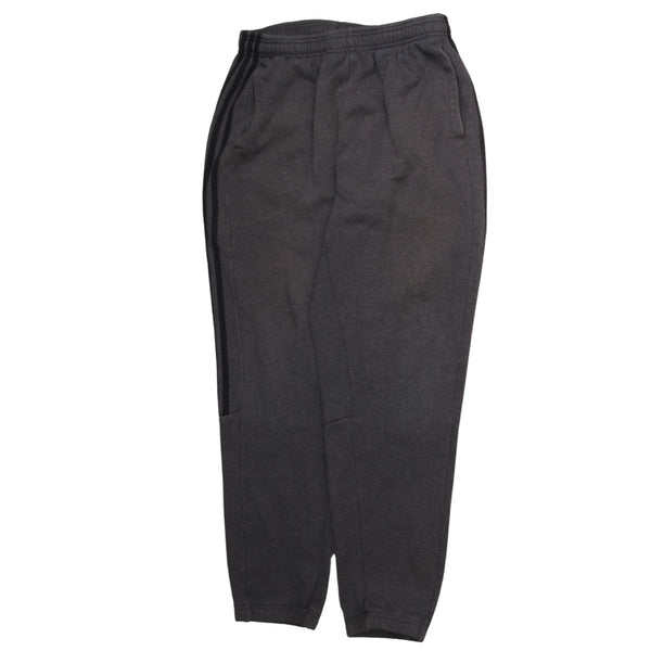 Adidas 90's Black Elastic Waist Drawstring Joggers Sweatpants Large