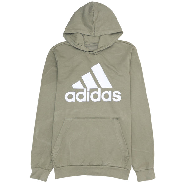 Adidas 90's Green Spellout Pullover Hoodie Men's Small Vintage