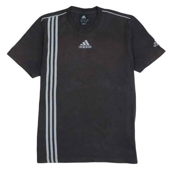 Adidas 90's Vintage Brown Men's Medium Crew Neck T-Shirt