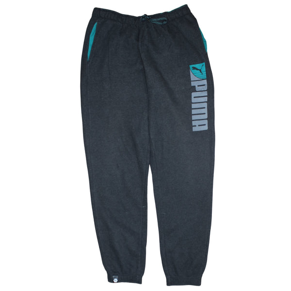 Puma 90's Tracksuit Casual Joggers / Sweatpants Large Grey