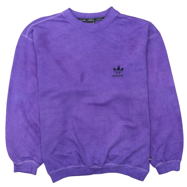 Adidas 90's Vintage Lightweight Men's Crew Neck Sweatshirt XLarge Purple