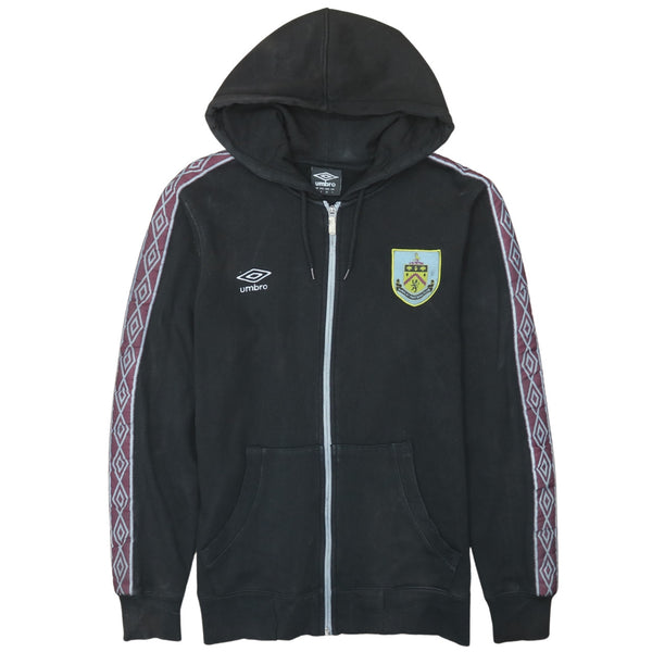 Umbro Vintage 90's Lightweight Full Zip Hoodie Black Small