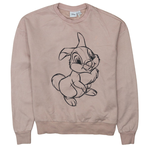 Disney 90's Winnie The Pooh Pink Sweatshirt XSmall - Vintage