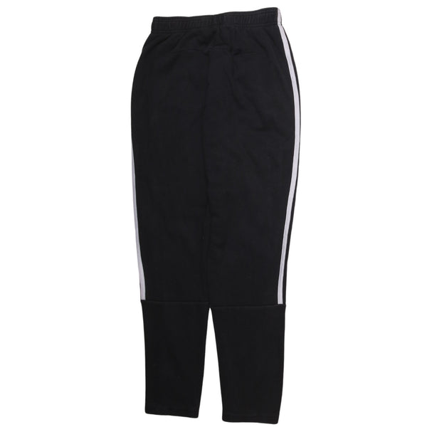 Adidas Men's Vintage 90's Drawstring Black Trousers Small Elastic Waist