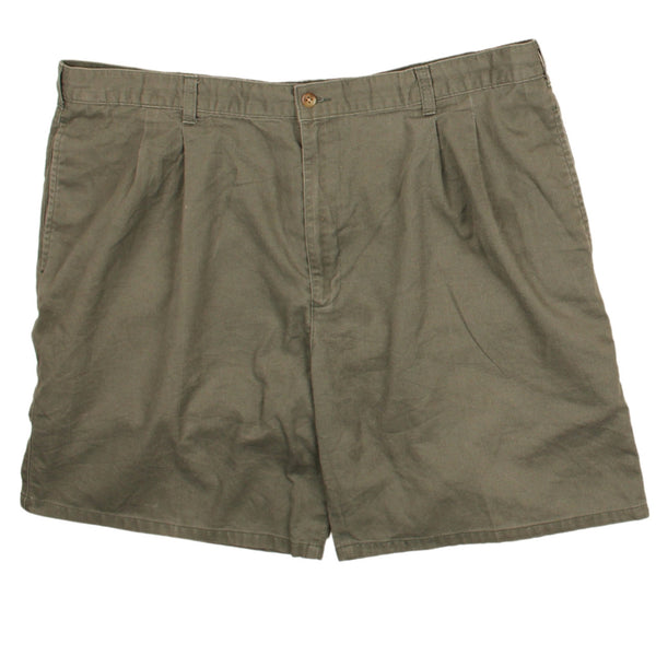 Vintage 90's Active Men's Baggy Chino Shorts Khaki 42 Waist
