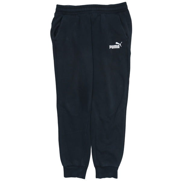 Puma 90's Rib Cuff Casual Joggers / Sweatpants Medium Black