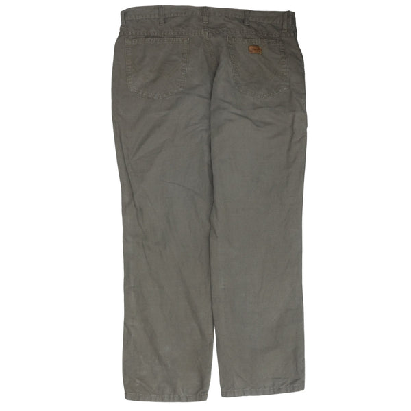 Vintage 90's Wrangler Grey Lightwash Baggy Straight Leg Pants 36