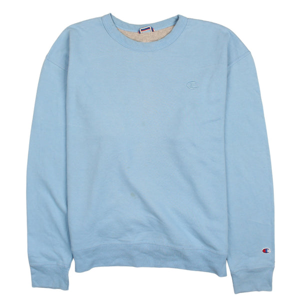 Champion 90's Vintage Heavyweight Crew Neck Sweatshirt XL Blue