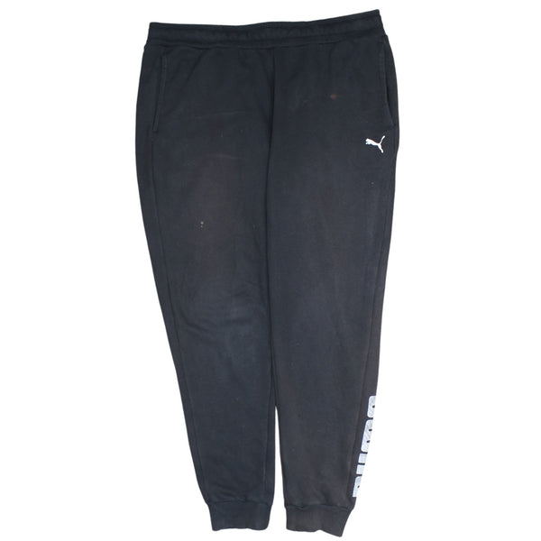 Puma Black 90's Joggers Sweatpants XLarge Elasticated Waistband