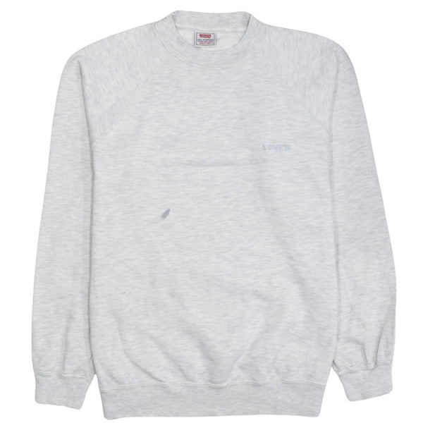 Levi's 90's Lightweight Crew Neck Sweatshirt Medium Grey