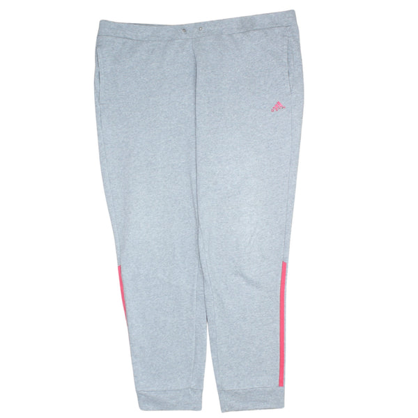 Adidas 90's Vintage 3 Stripes Grey Joggers Sweatpants Men's Size 40