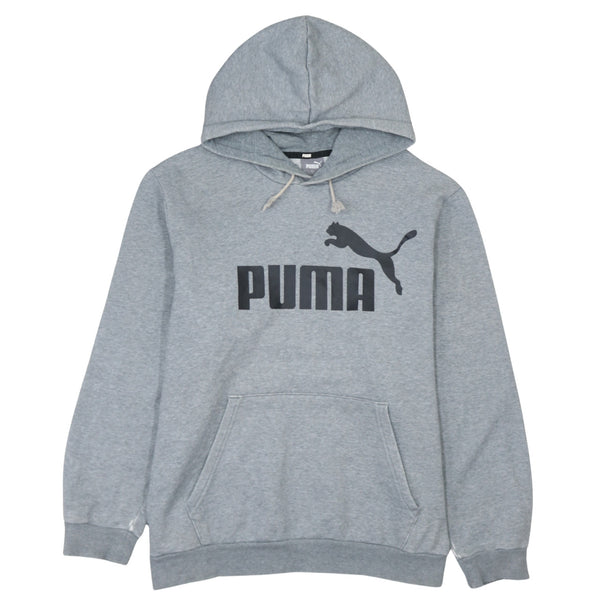 Puma 90's Spellout Pullover Hoodie XL Grey