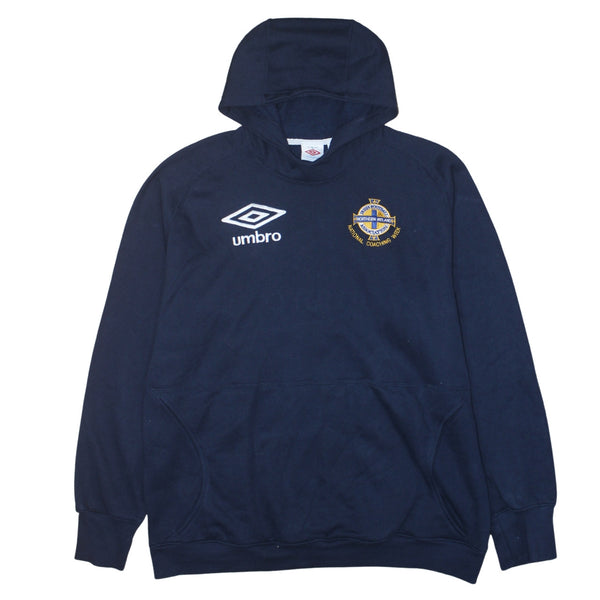 Umbro 90's Lightweight Pullover Hoodie XXLarge (2XL) Navy Blue