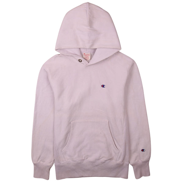 Champion 90's Drawstring Pockets Pullover Hoodie Large Purple