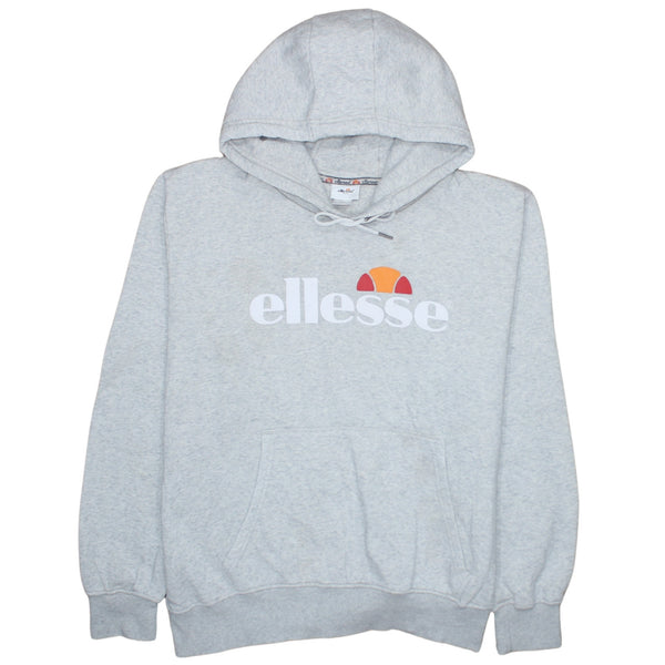 Ellesse 90's Spellout Pullover Hoodie XXLarge (2XL) Grey