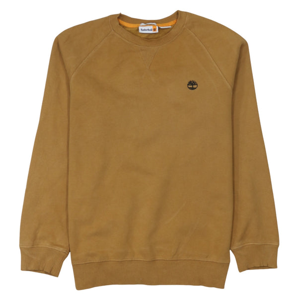 Timberland 90's Lightweight Crew Neck Sweatshirt Medium Yellow
