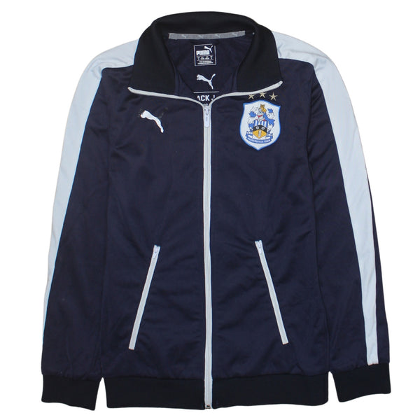 Puma 90's Lightweight Full Zip Up Sweatshirt Small Navy Blue