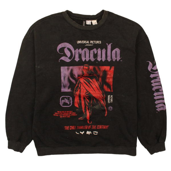 DIVIDCD 90's Heavyweight Crew Neck Sweatshirt Small Black