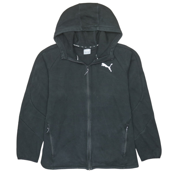 Puma 90's Sportswear Full Zip Up Hoodie XLarge Black