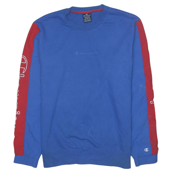 Champion 90's Vintage Blue Heavyweight Crew Neck Sweatshirt Men's Medium