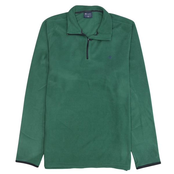 Champion 90's Hiking Warm Quarter Zip Fleece Jumper XXLarge (2XL) Green