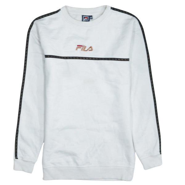 Fila 90's Lightweight Crew Neck Sweatshirt XXSmall White