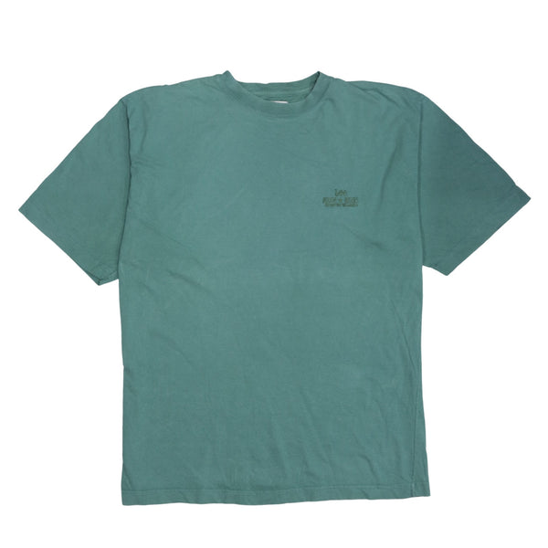 Lee 90's Short Sleeves Crew Neck T Shirt Large Green