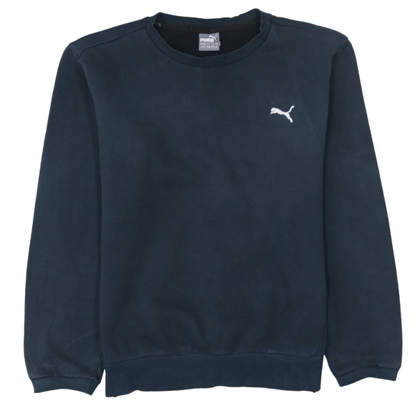 Puma 90's Lightweight Crew Neck Sweatshirt Medium Black