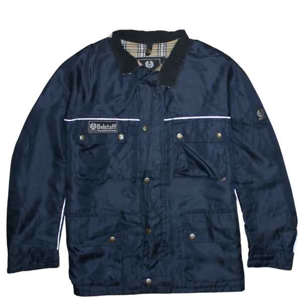 Belstaff 90's Lightweight Full Zip Up Windbreaker XLarge  Navy Blue