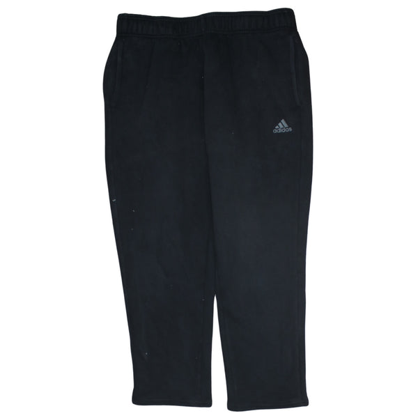 Adidas 90's Elasticated Waistband Drawstrings Casual Trousers / Pants 32 Black