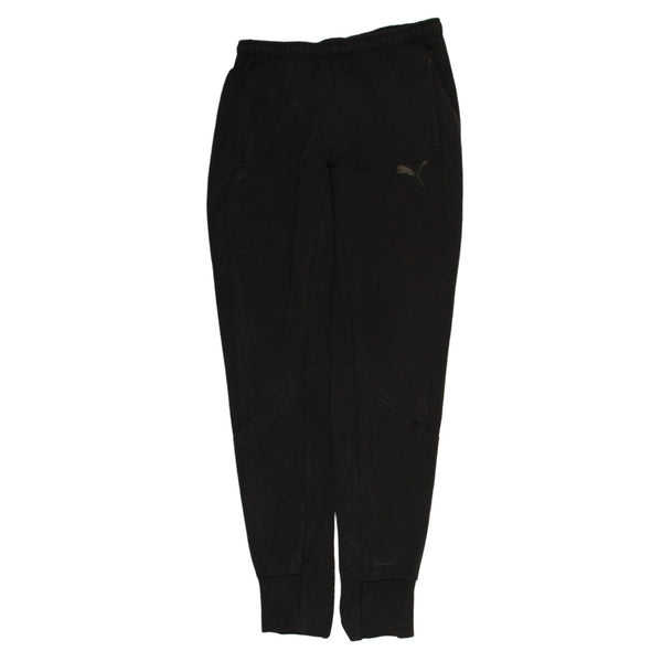Puma 90's Black Joggers Sweatpants - Men's Medium, Elasticated Waistband