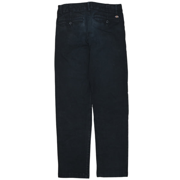 Dickies 90's Black Lightwash Casual Trousers / Pants - Men's Size 28