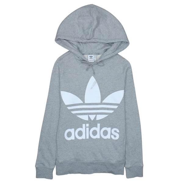 Adidas 90's Spellout Pullover Hoodie XSmall  Grey