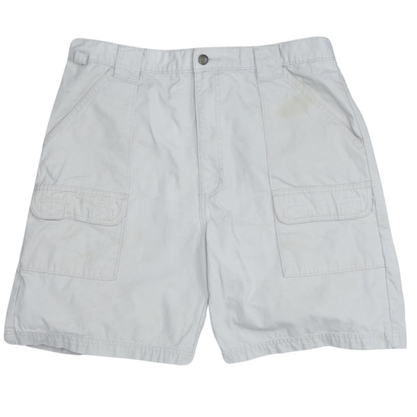 Wrangler 90's Baggy Chino Shorts 34 Beige Cream
