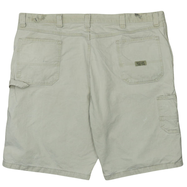 Wrangler 90's Baggy Chino Shorts 42 Beige Cream