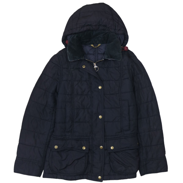 Barbour 90's Lightweight Full Zip Up Windbreaker Small  Navy Blue