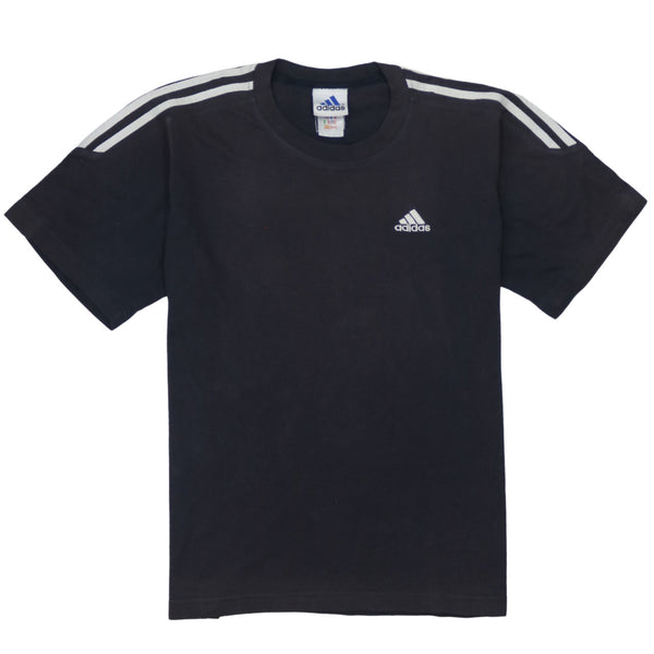 Adidas 90's Short Sleeves Crew Neck T Shirt Small Black