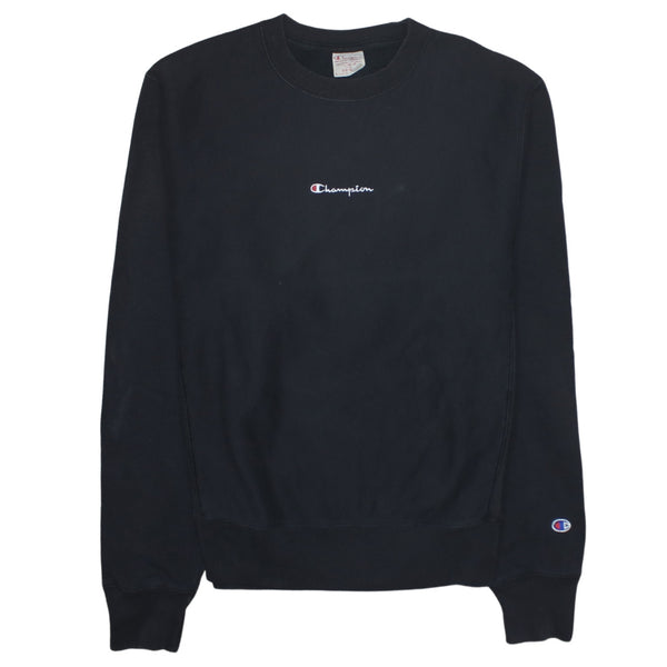 Champion 90's Lightweight Crew Neck Sweatshirt Small Black