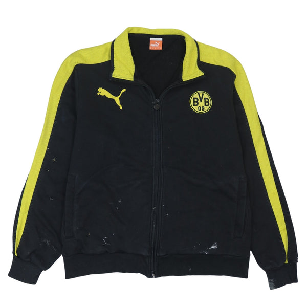 Puma 90's Lightweight Full Zip Up Sweatshirt XLarge Black