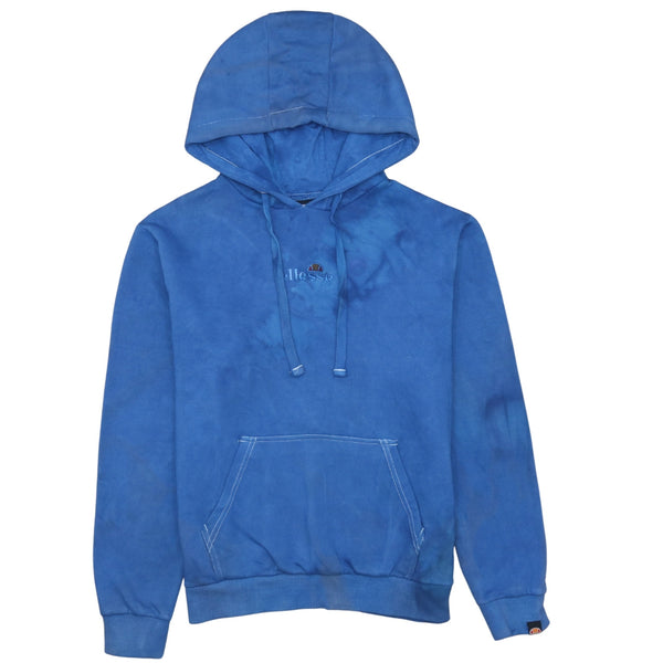 Ellesse 90's Vintage Blue Drawstring Pullover Hoodie XLarge
