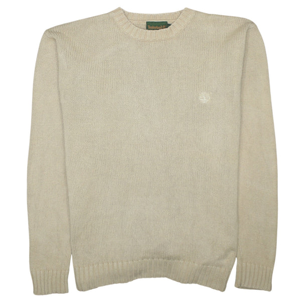 Timberland 90's Lightweight Crew Neck Sweatshirt Medium Brown