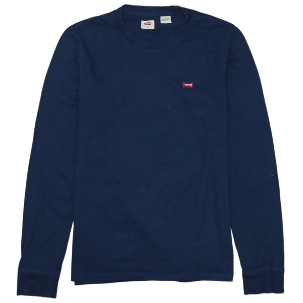 Levi's 90's Navy Heavyweight Crew Neck Sweatshirt Men XS Vintage